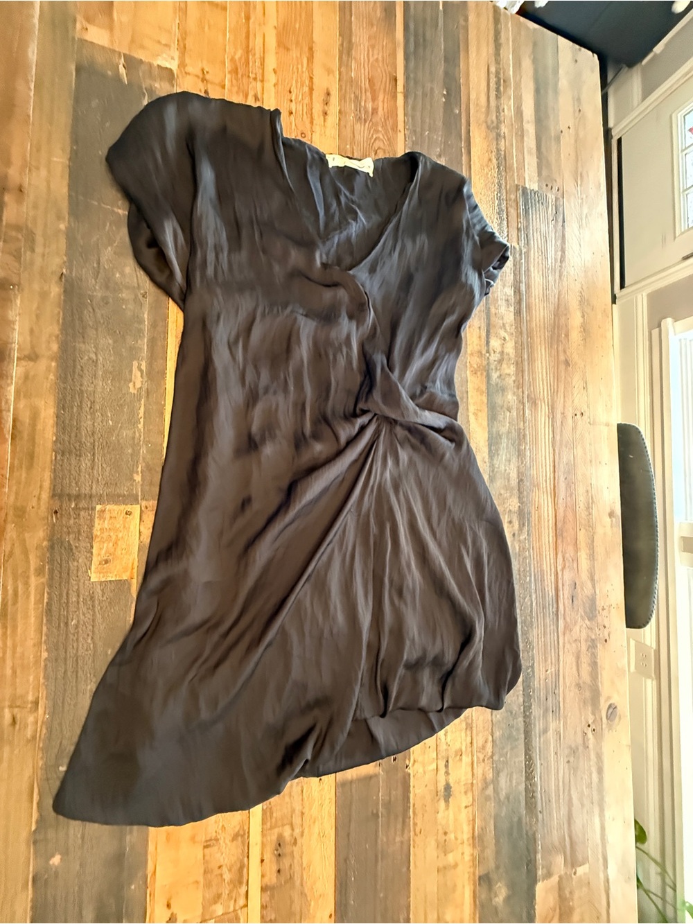 Women's Black Twist-Front Dress